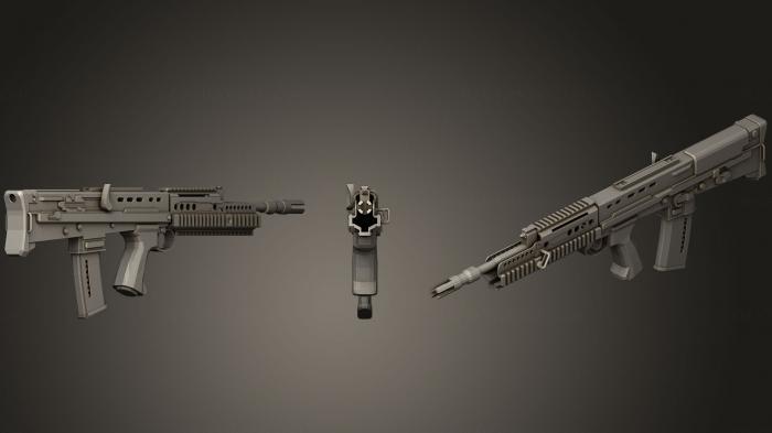 Weapon (WPN_0098) 3D model for CNC machine
